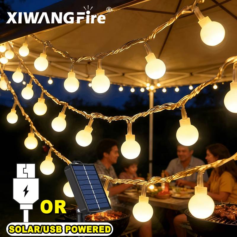 Outdoor Lighting For Garden - Светодиодные гирлянды 3-10 м на солнечных