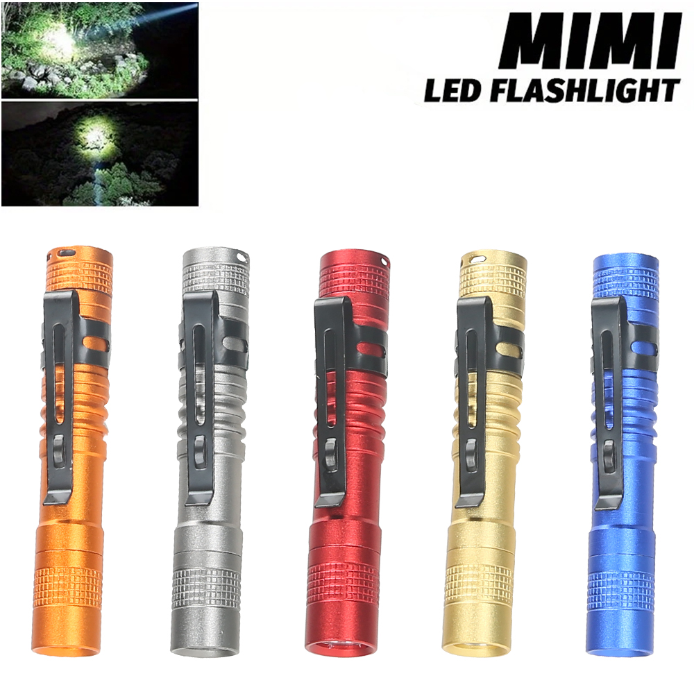 Outdoor Lighting Setup - Мини-портативный светодиодный фонарик-ручка с зажимом, ультра