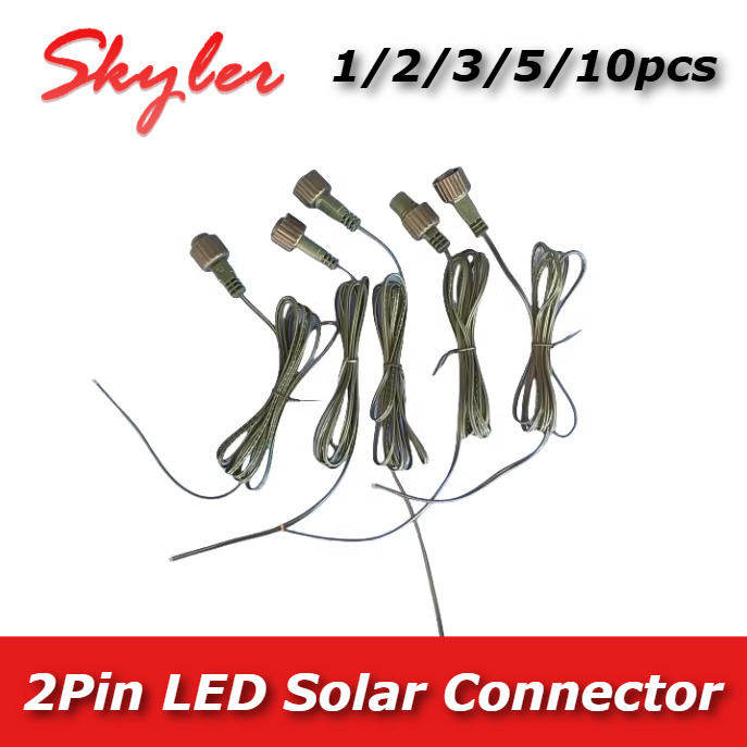 Outdoor Lighting Connectors - 2-контактный LED-разъем с соединительным проводом 25