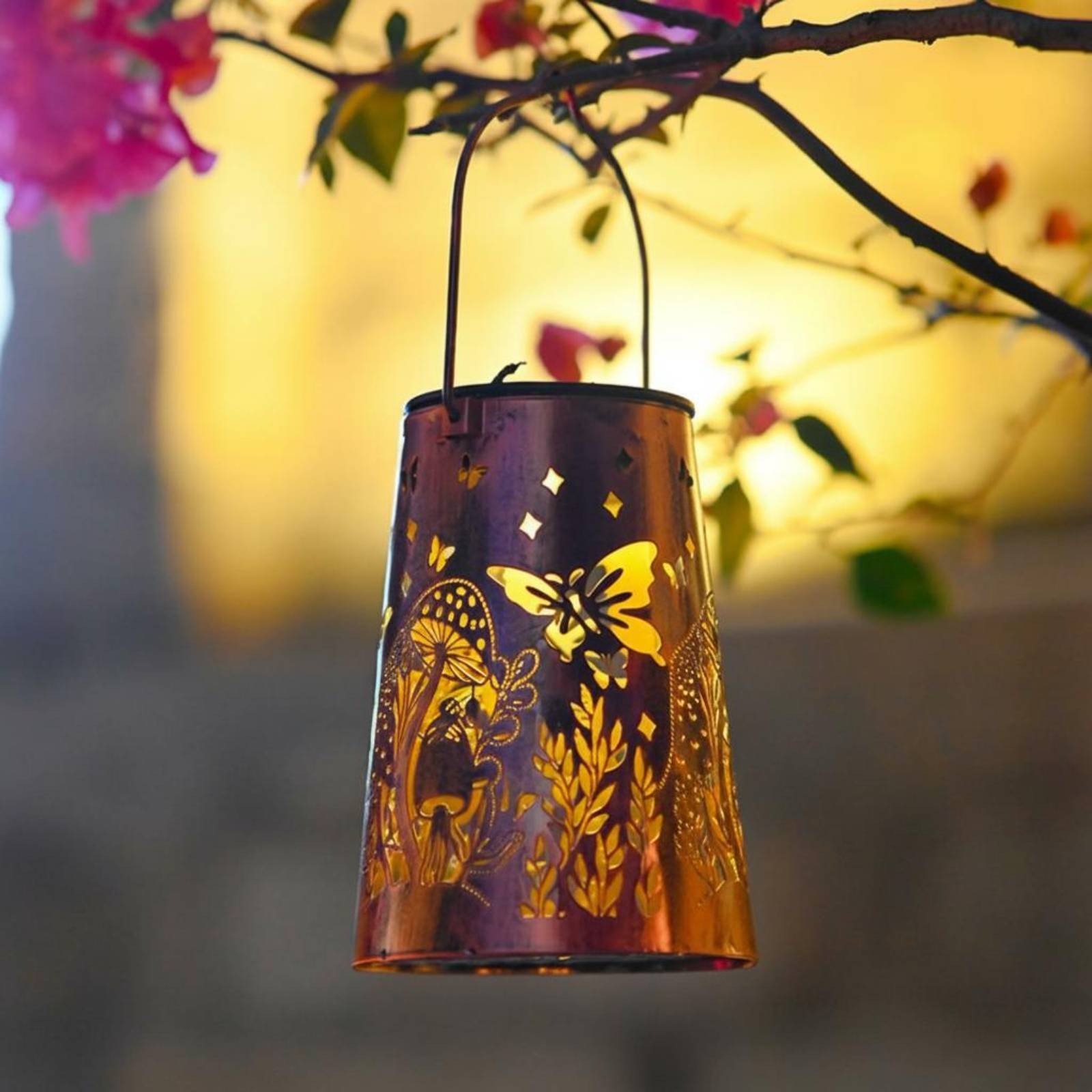 Hanging Outdoor Lighting - Уличный светильник с цветочным узором для