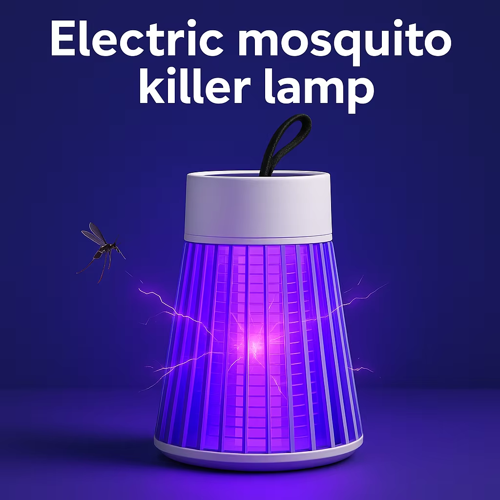 Outdoor Lighting Nearby - Электрическая лампа-уничтожитель комаров 2-в-1 с USB-портом