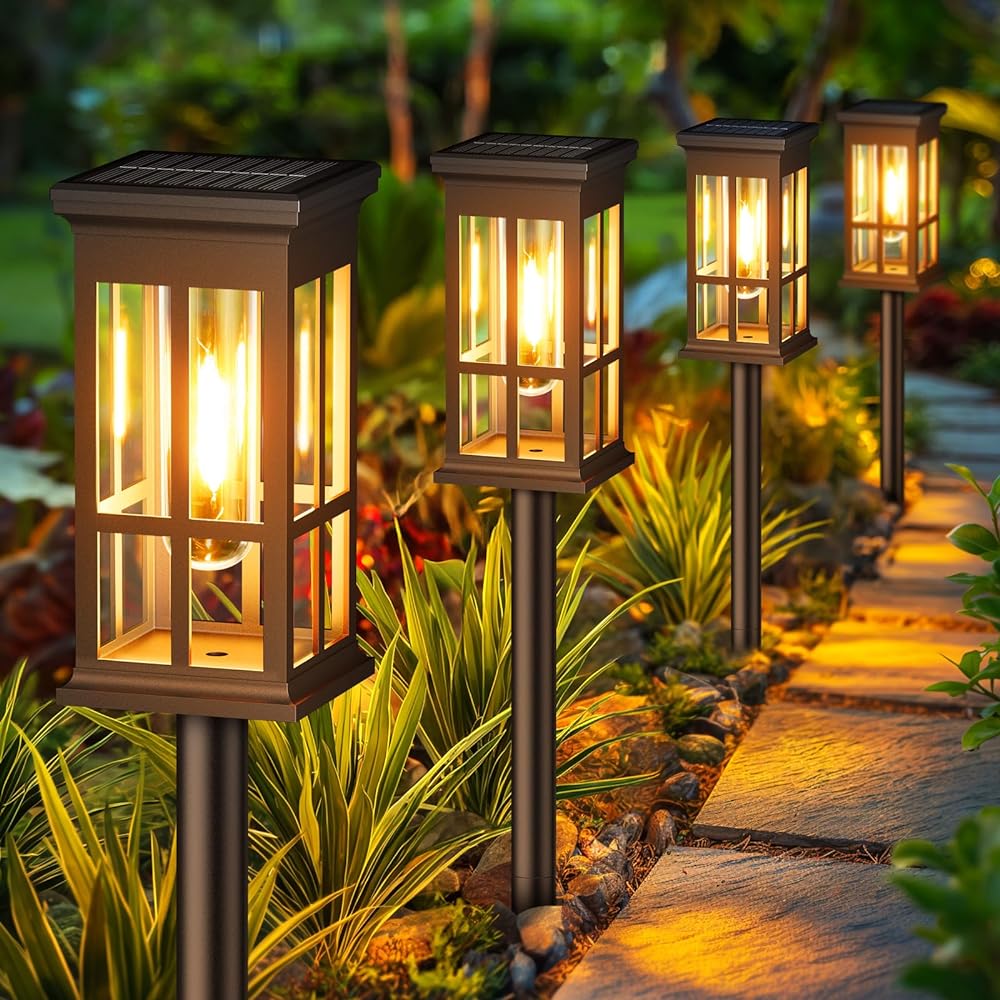 Landscape Spike Light - Солнечный садовый светильник для улицы, водонепроницаемый,
