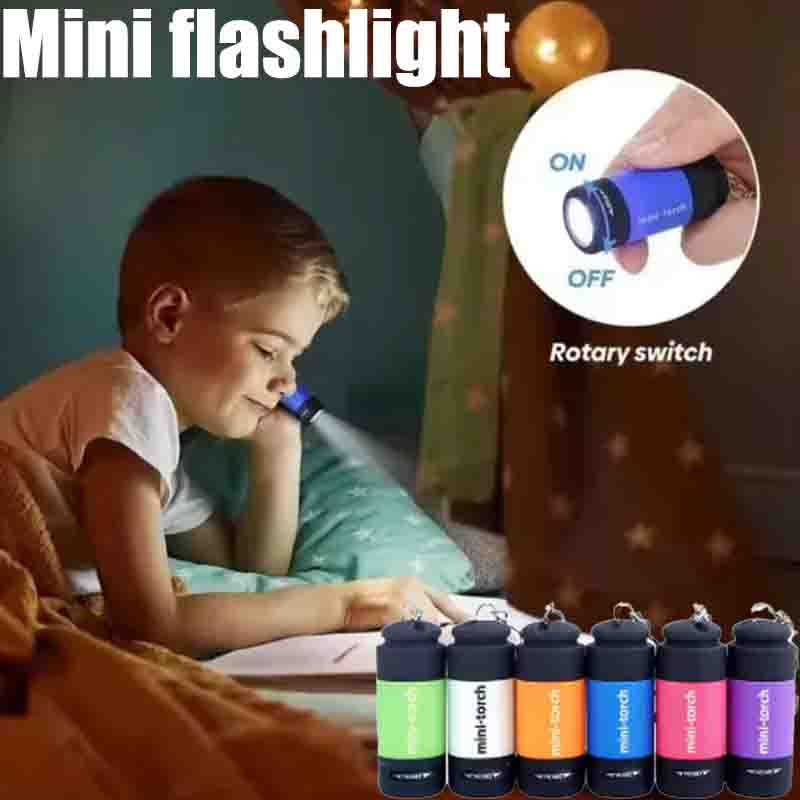 Outdoor Lighting Setup - USB-перезаряжаемый мини-фонарик для кемпинга, мощный карманный