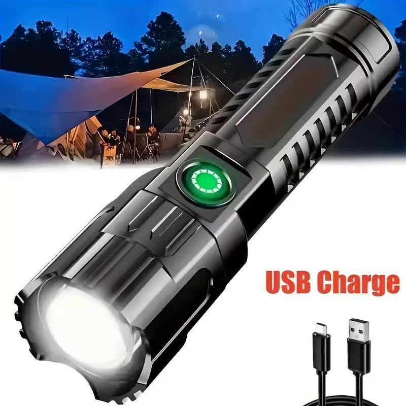 Outdoor Lighting Bollards - Новый мощный светодиодный фонарик с USB-зарядкой,