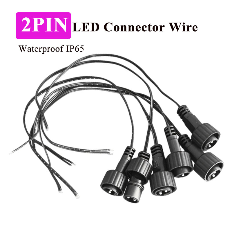 Outdoor Lighting Connectors - Уличный 2-контактный LED-разъем с кабелем 25