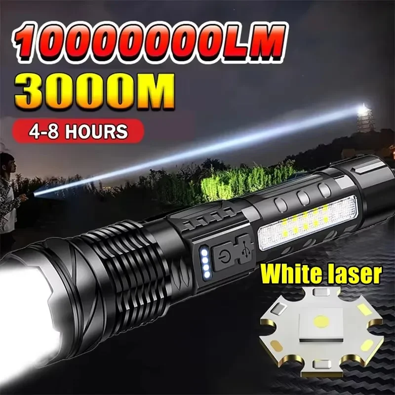 Outdoor Lighting Lowes - Мощный светодиодный фонарь с индикатором заряда