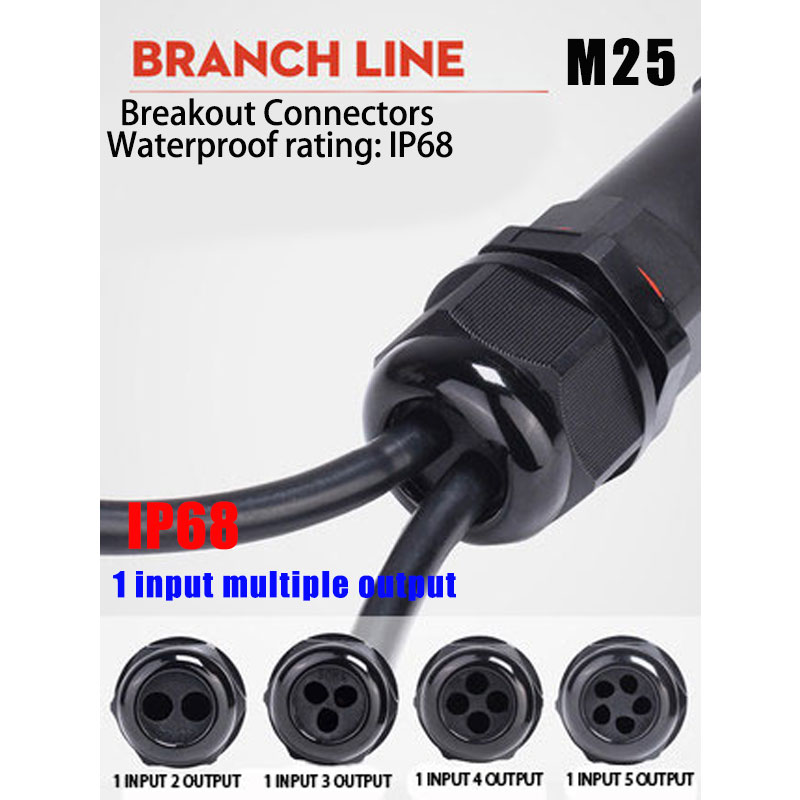Водонепроницаемый разъем IP68, – обзор и цена Outdoor Lighting Connectors
