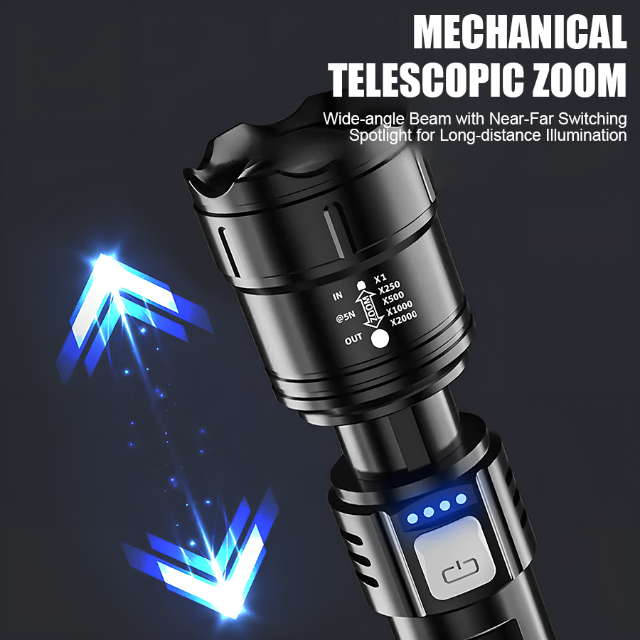 Мощный светодиодный фонарь P50 – обзор и цена Outdoor Lighting Setup