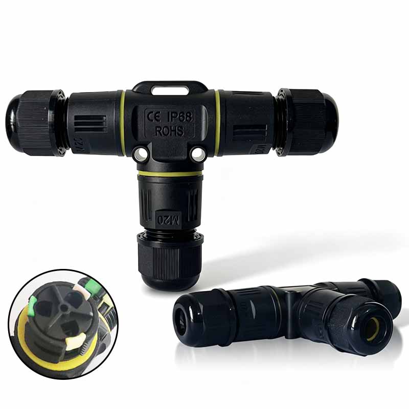 Водонепроницаемый Т-образный к – обзор и цена Outdoor Lighting Connectors