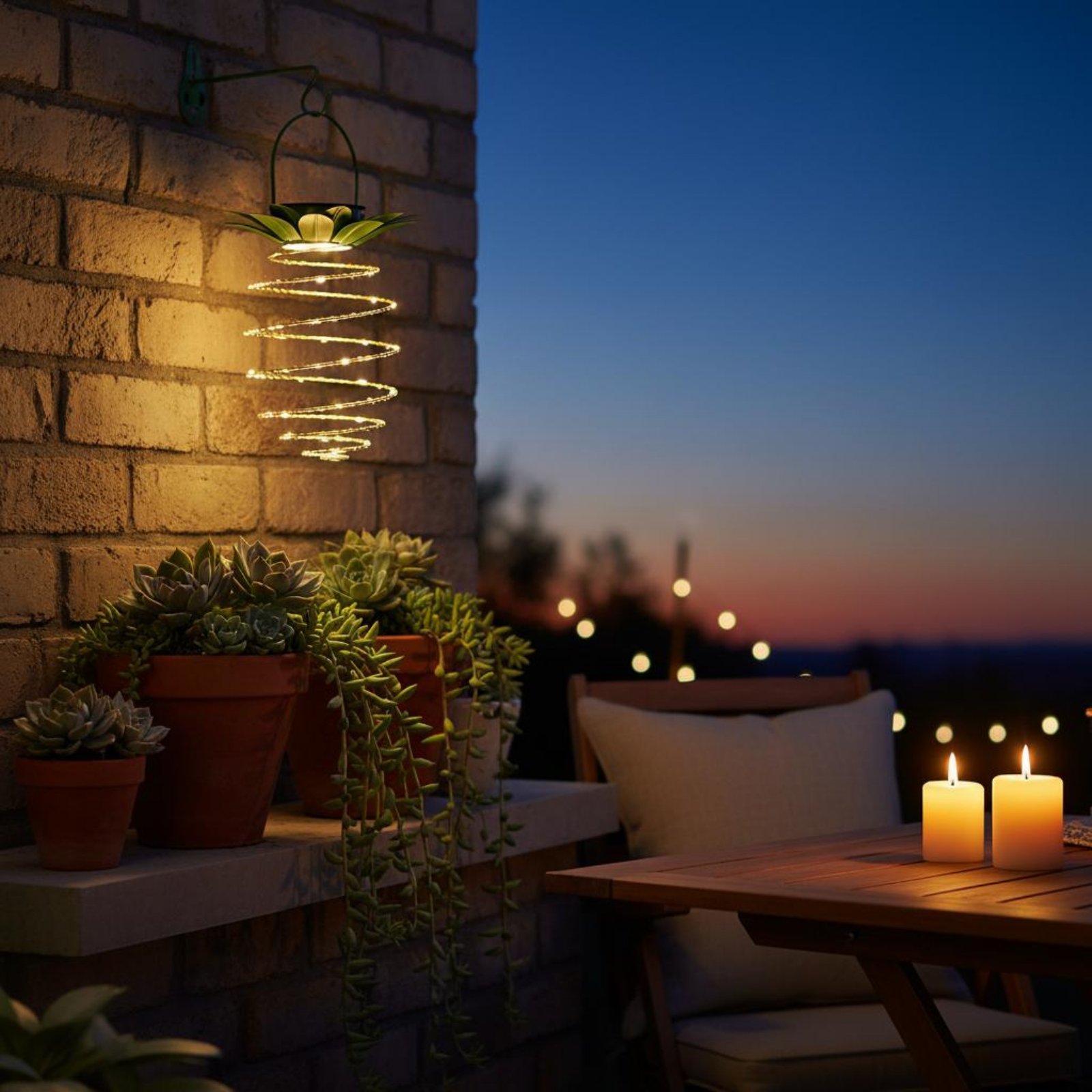2 штуки солнечных ламп в форме – обзор и цена Hanging Outdoor Lighting