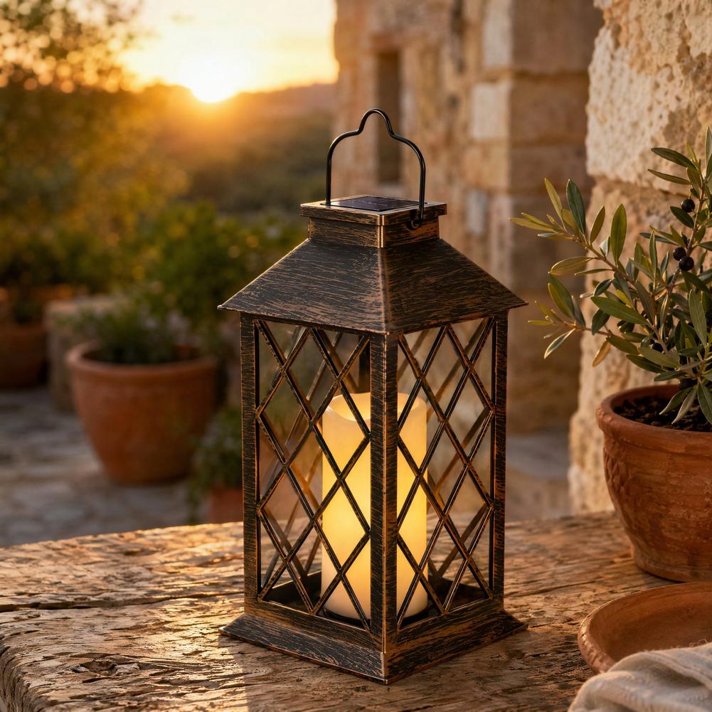 Ретро-фонарь на солнечных бата – обзор и цена Hanging Outdoor Lighting