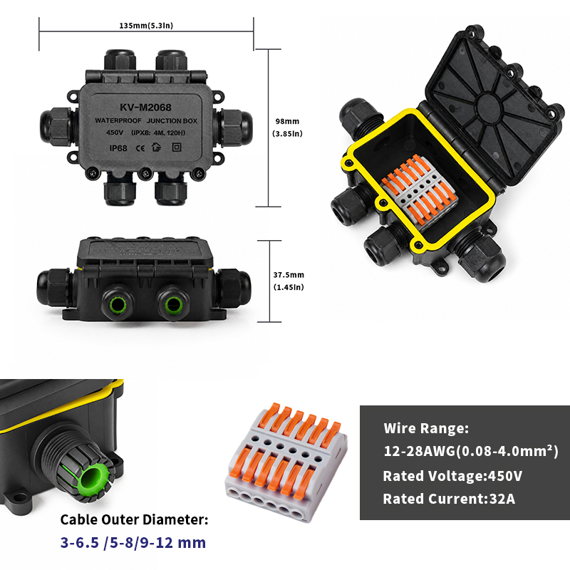 Водонепроницаемая соединительн – обзор и цена Outdoor Lighting Connectors