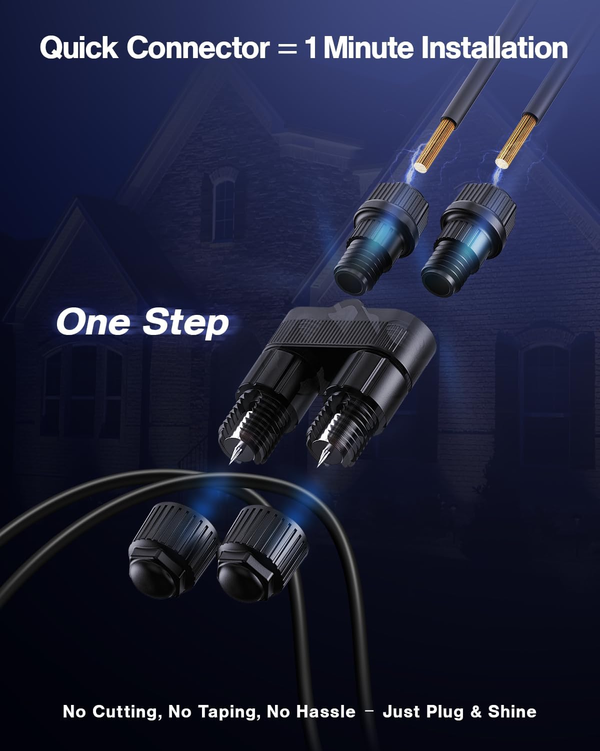Комплект из 12 низковольтных л – обзор и цена Outdoor Lighting Connectors