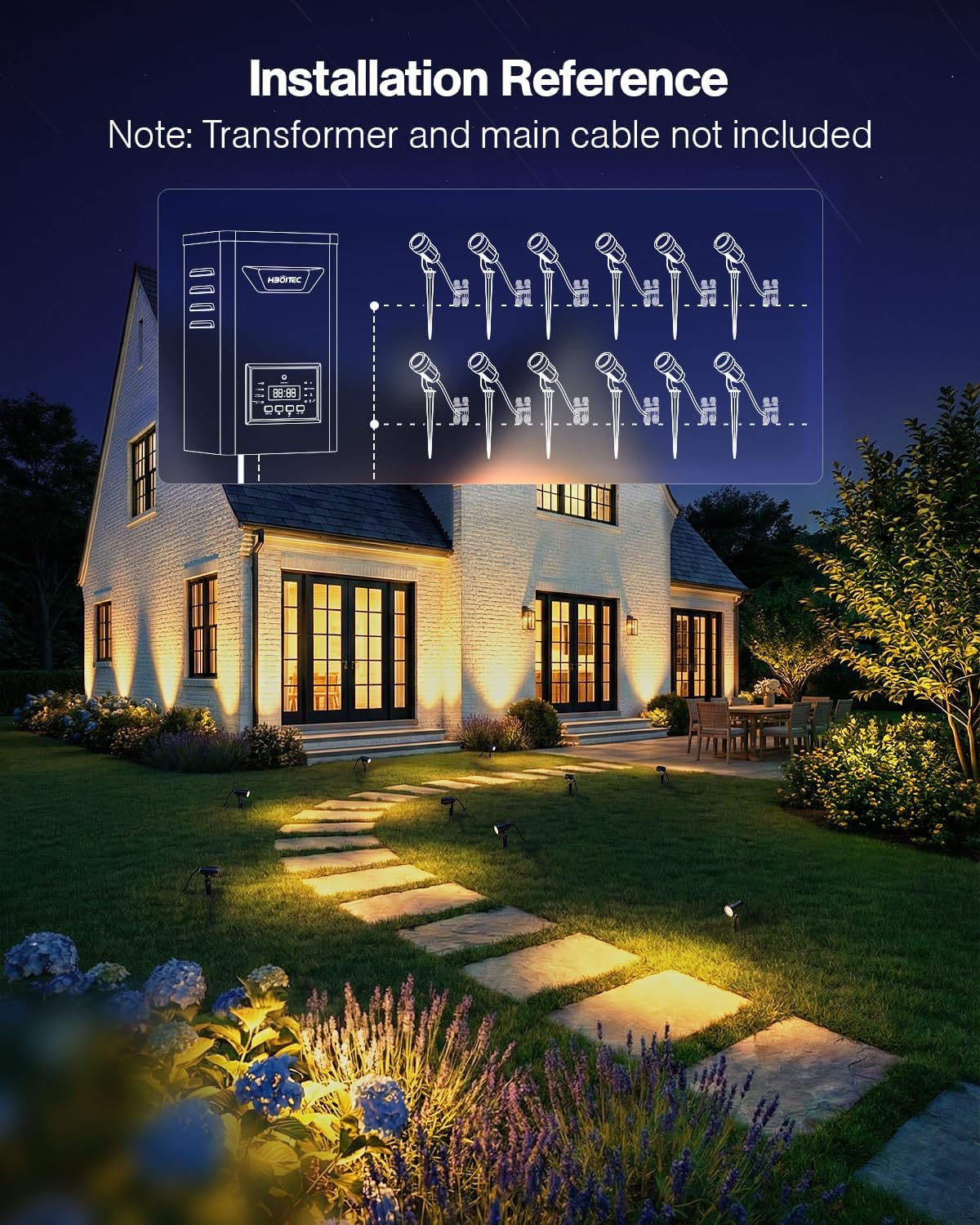Комплект из 12 низковольтных л – обзор и цена Outdoor Lighting Connectors
